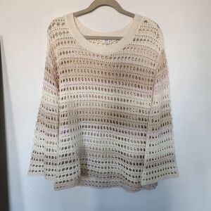 Net Knitted Sweater